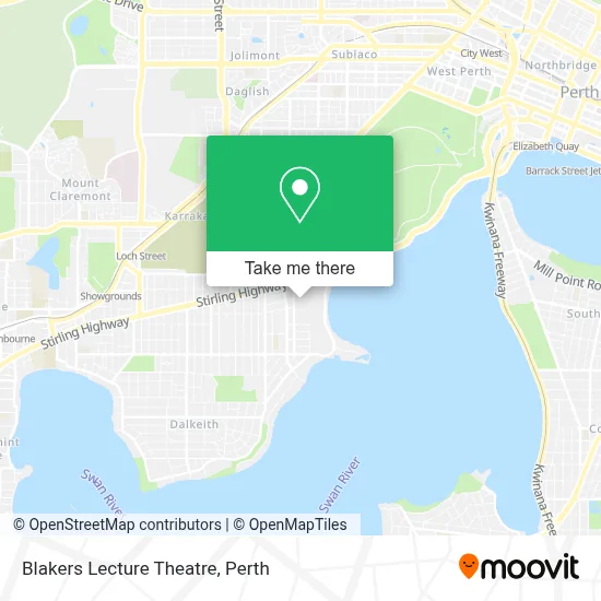 Mapa Blakers Lecture Theatre