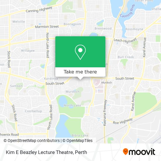 Kim E Beazley Lecture Theatre map