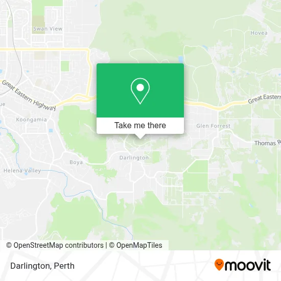 Mapa Darlington