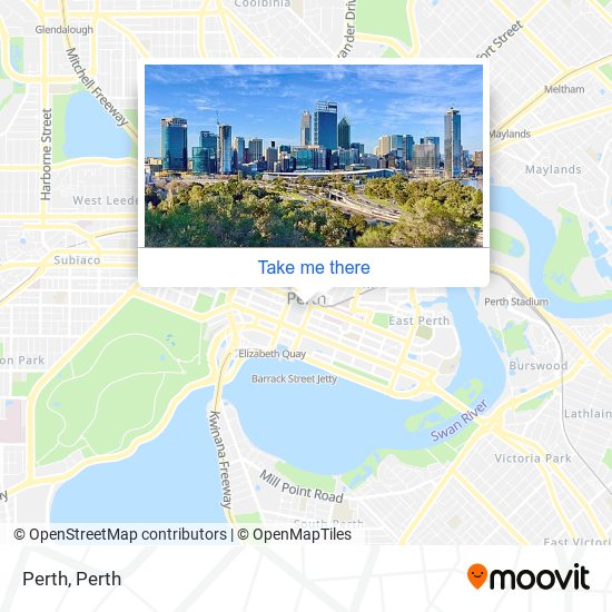 Perth map