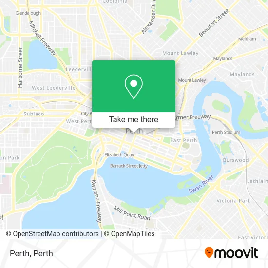 Perth map
