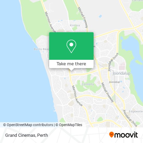 Mapa Grand Cinemas