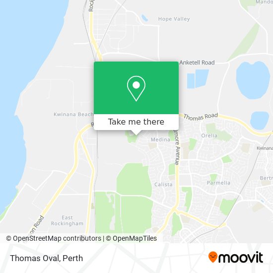 Thomas Oval map