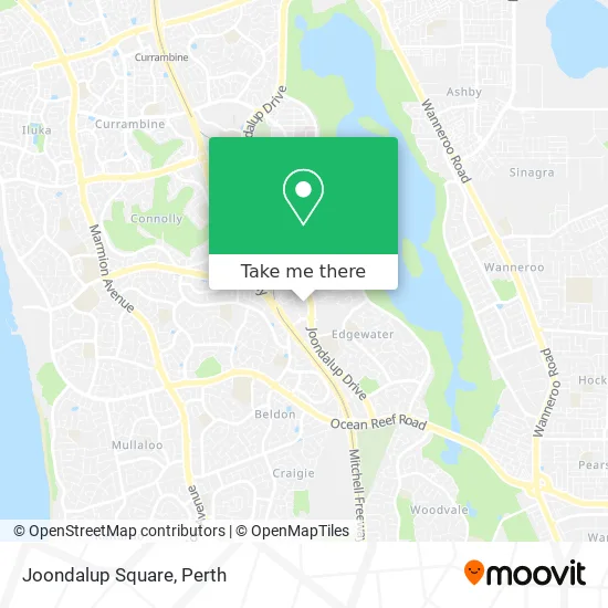 City Of Joondalup Map How To Get To Joondalup Square By Bus Or Train?