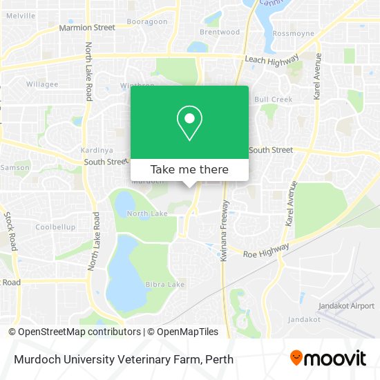Murdoch University Veterinary Farm map