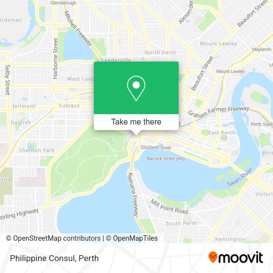 Philippine Consul map