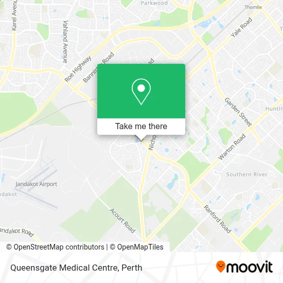 Mapa Queensgate Medical Centre