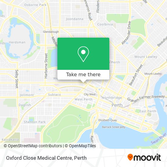 Oxford Close Medical Centre map