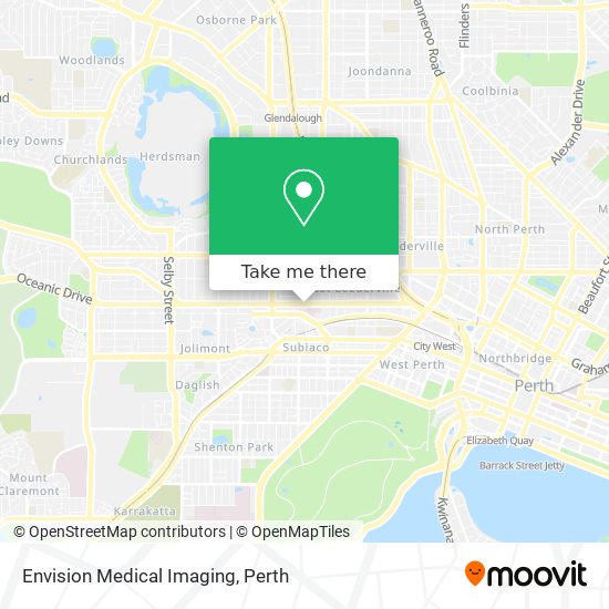 Envision Medical Imaging map