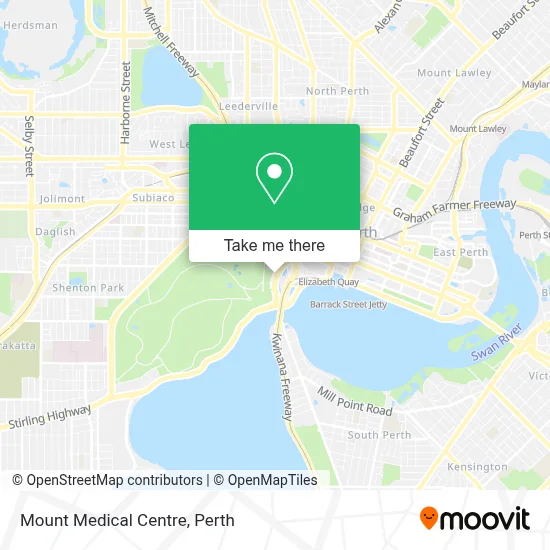 Mapa Mount Medical Centre