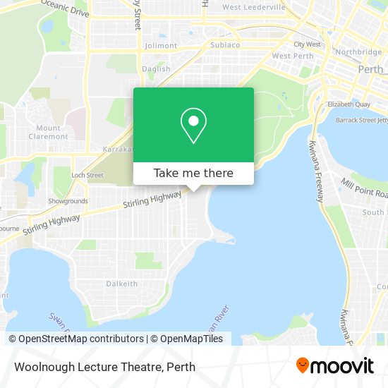 Woolnough Lecture Theatre map