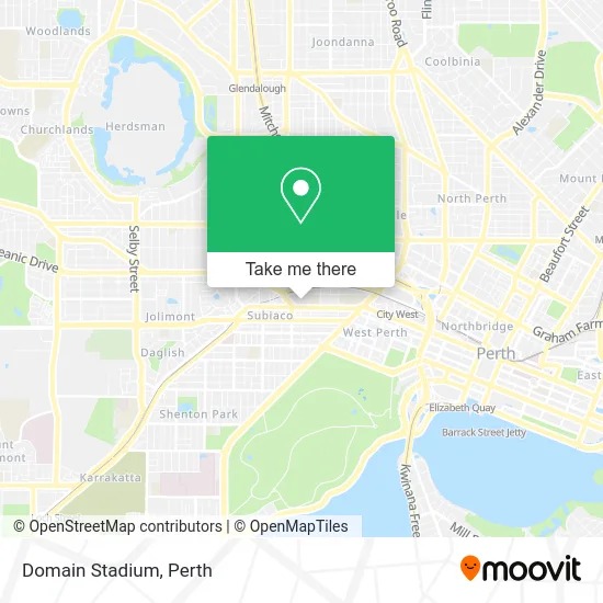 Mapa Domain Stadium