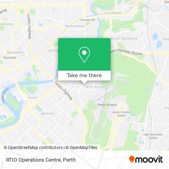 Mapa RTIO Operations Centre