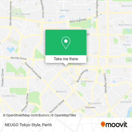 NEUGO Tokyo Style map