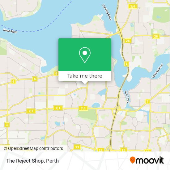 The Reject Shop map