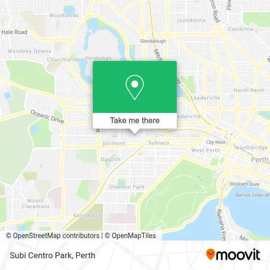 Mapa Subi Centro Park