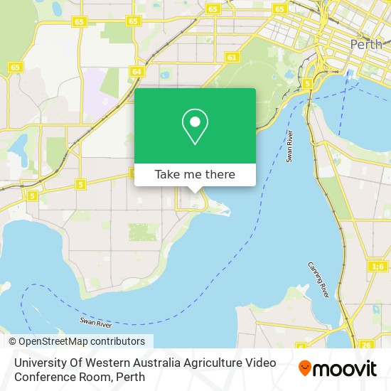 University Of Western Australia Agriculture Video Conference Room map