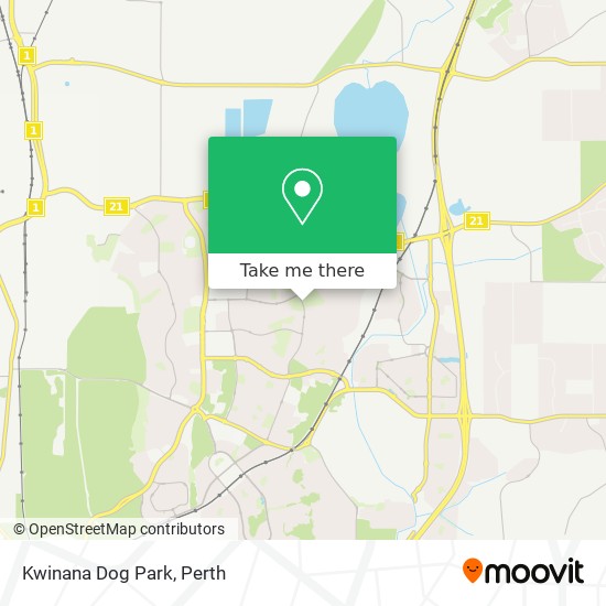 Kwinana Dog Park map