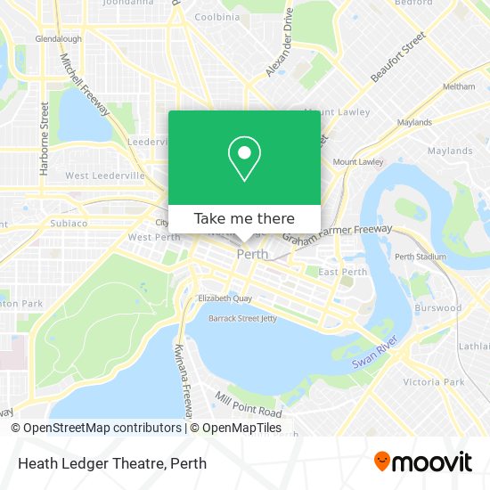 Heath Ledger Theatre map