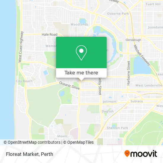 Floreat Market map