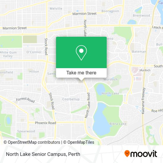 North Lake Senior Campus map