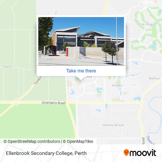 Ellenbrook Secondary College map