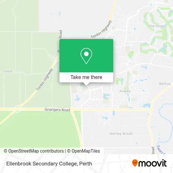 Mapa Ellenbrook Secondary College