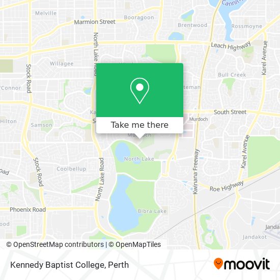 Kennedy Baptist College map