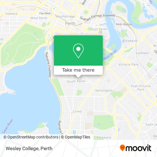 Wesley College map