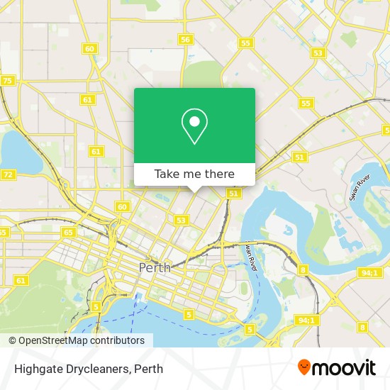 Highgate Drycleaners map