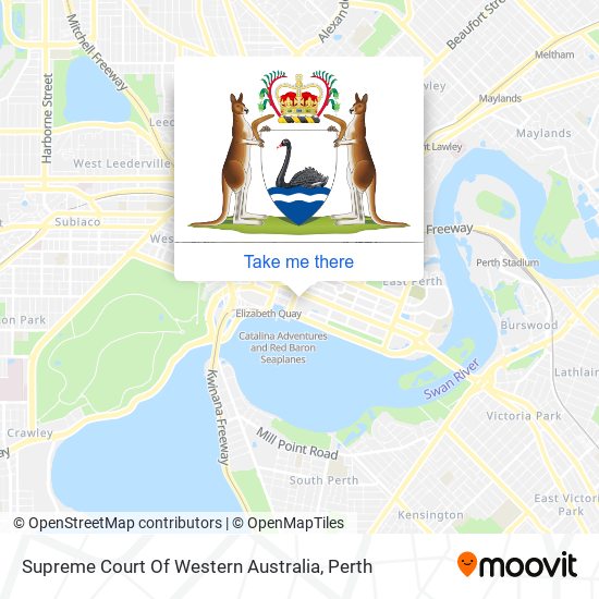 Supreme Court Of Western Australia map