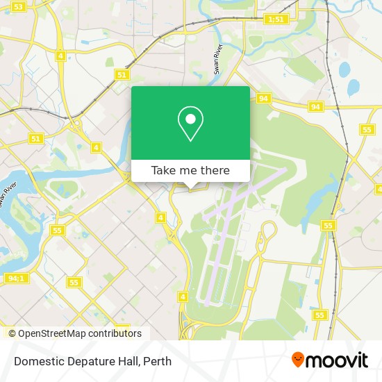 Mapa Domestic Depature Hall