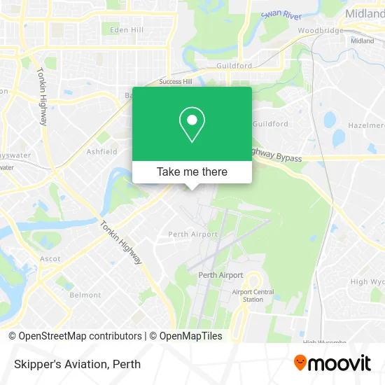 Mapa Skipper's Aviation