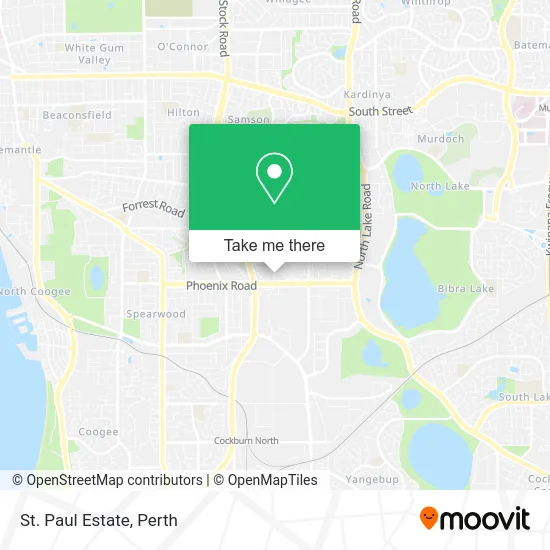 Mapa St. Paul Estate