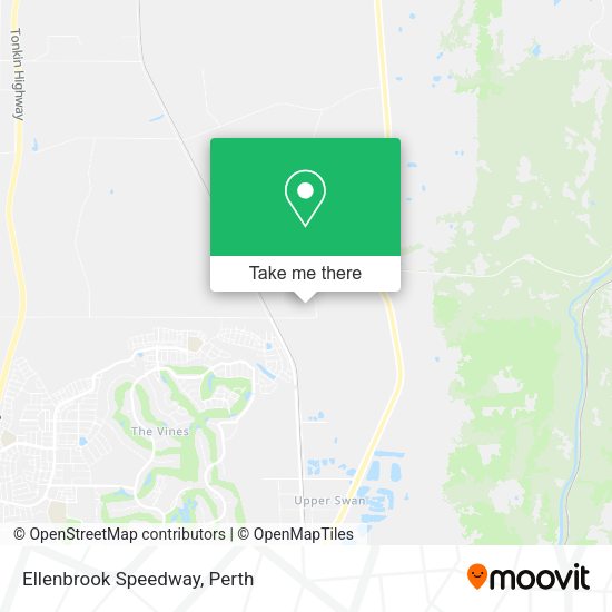 Ellenbrook Speedway map