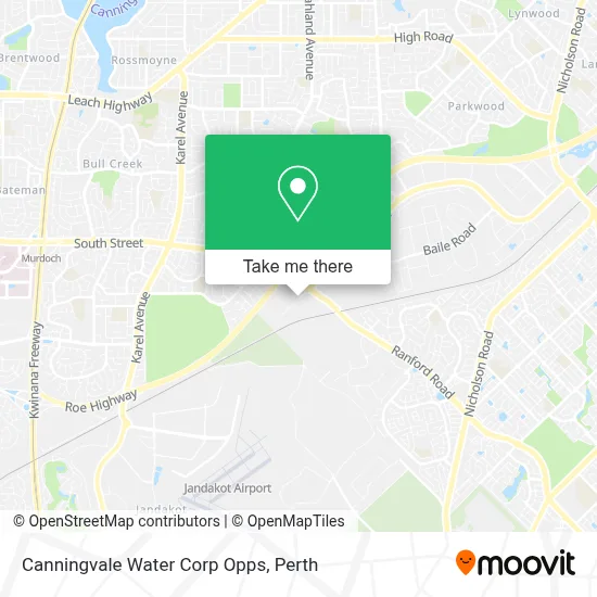 Mapa Canningvale Water Corp Opps
