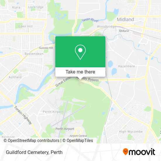 Mapa Guildford Cemetery