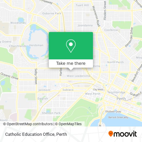 Catholic Education Office map