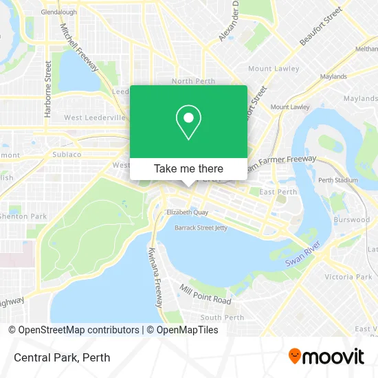 Mapa Central Park