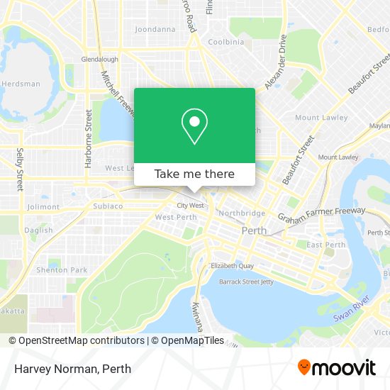 Harvey Norman map