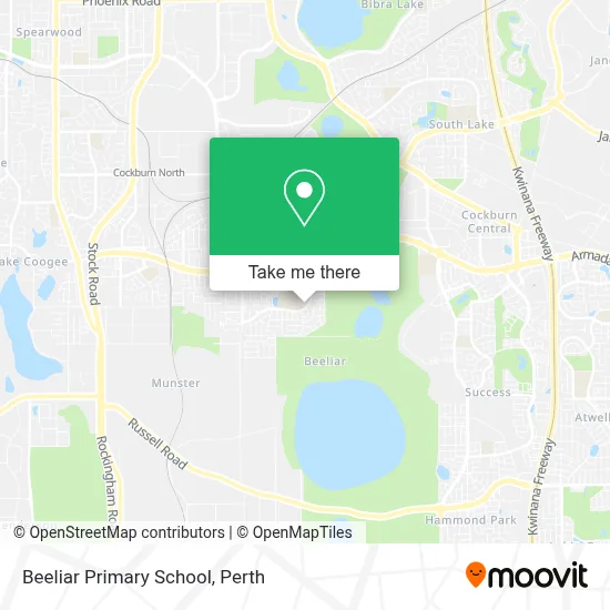 Mapa Beeliar Primary School