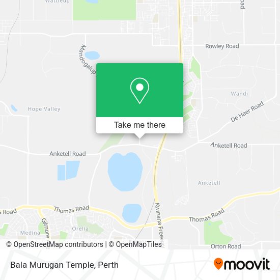 Bala Murugan Temple map