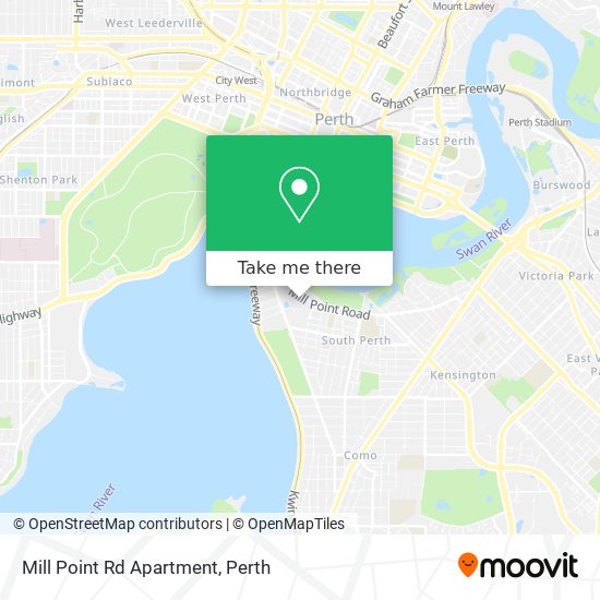 Mill Point Rd Apartment map