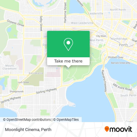 Moonlight Cinema map