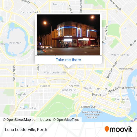 Luna Leederville map