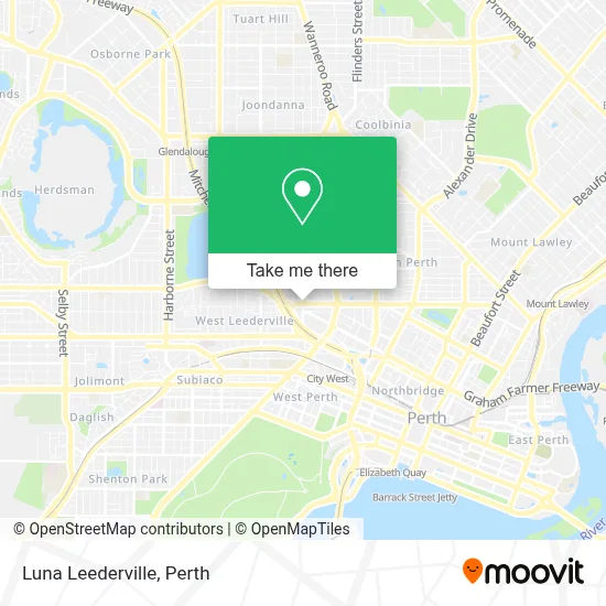 Mapa Luna Leederville
