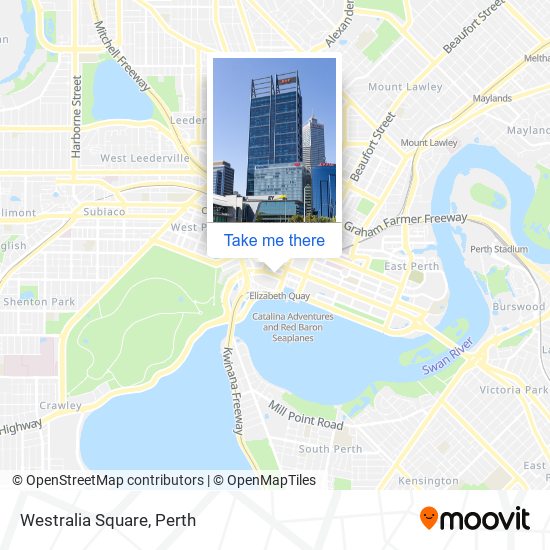 Mapa Westralia Square