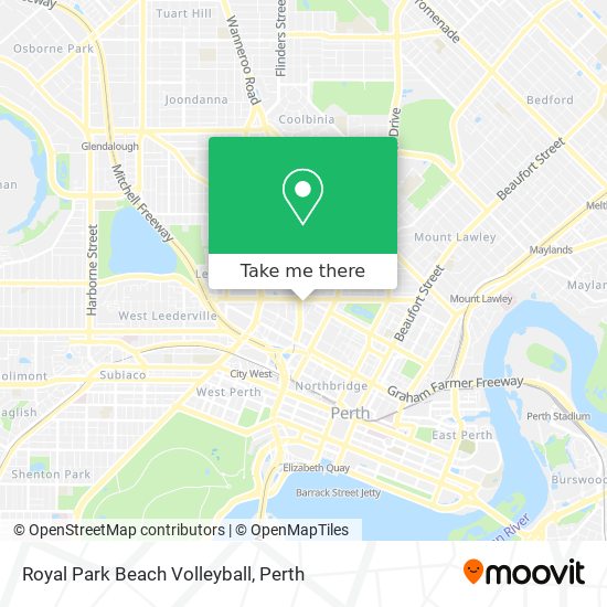 Royal Park Beach Volleyball map