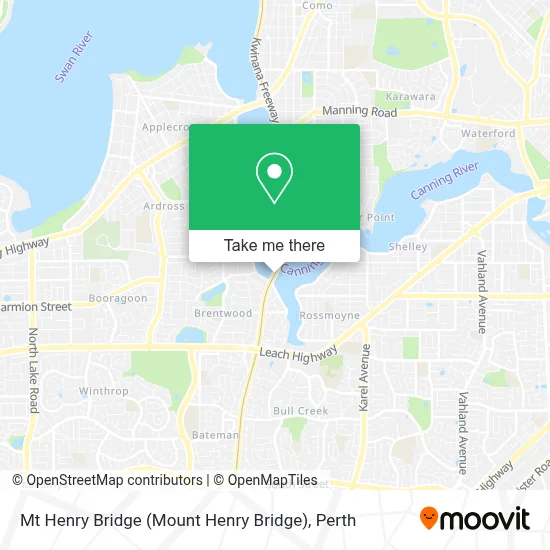 Mapa Mt Henry Bridge (Mount Henry Bridge)