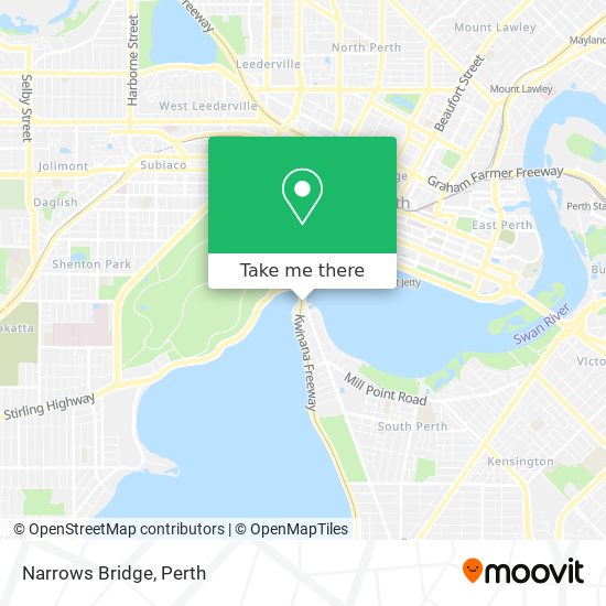 Narrows Bridge map